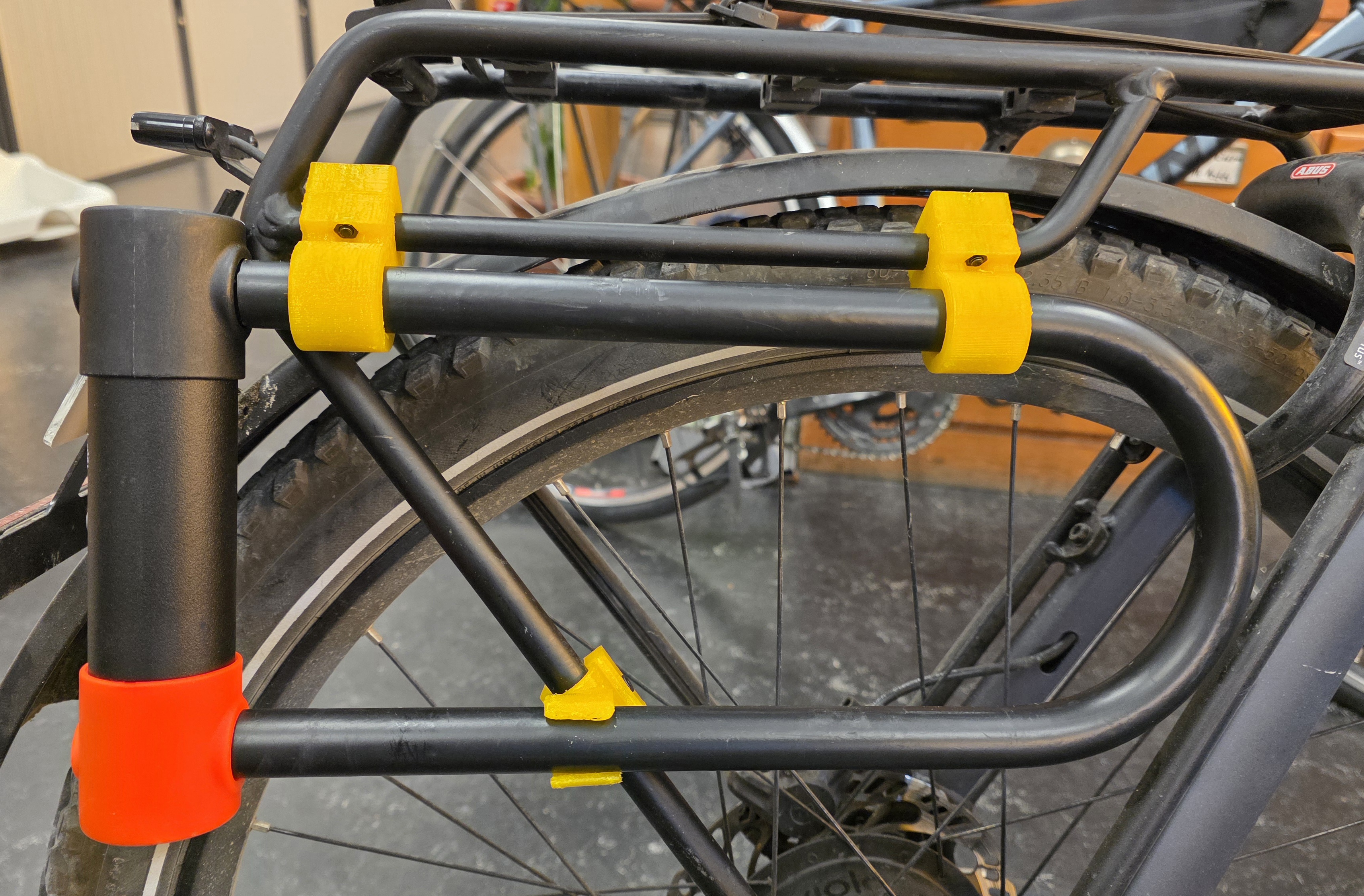 Serrure attachée au vélo