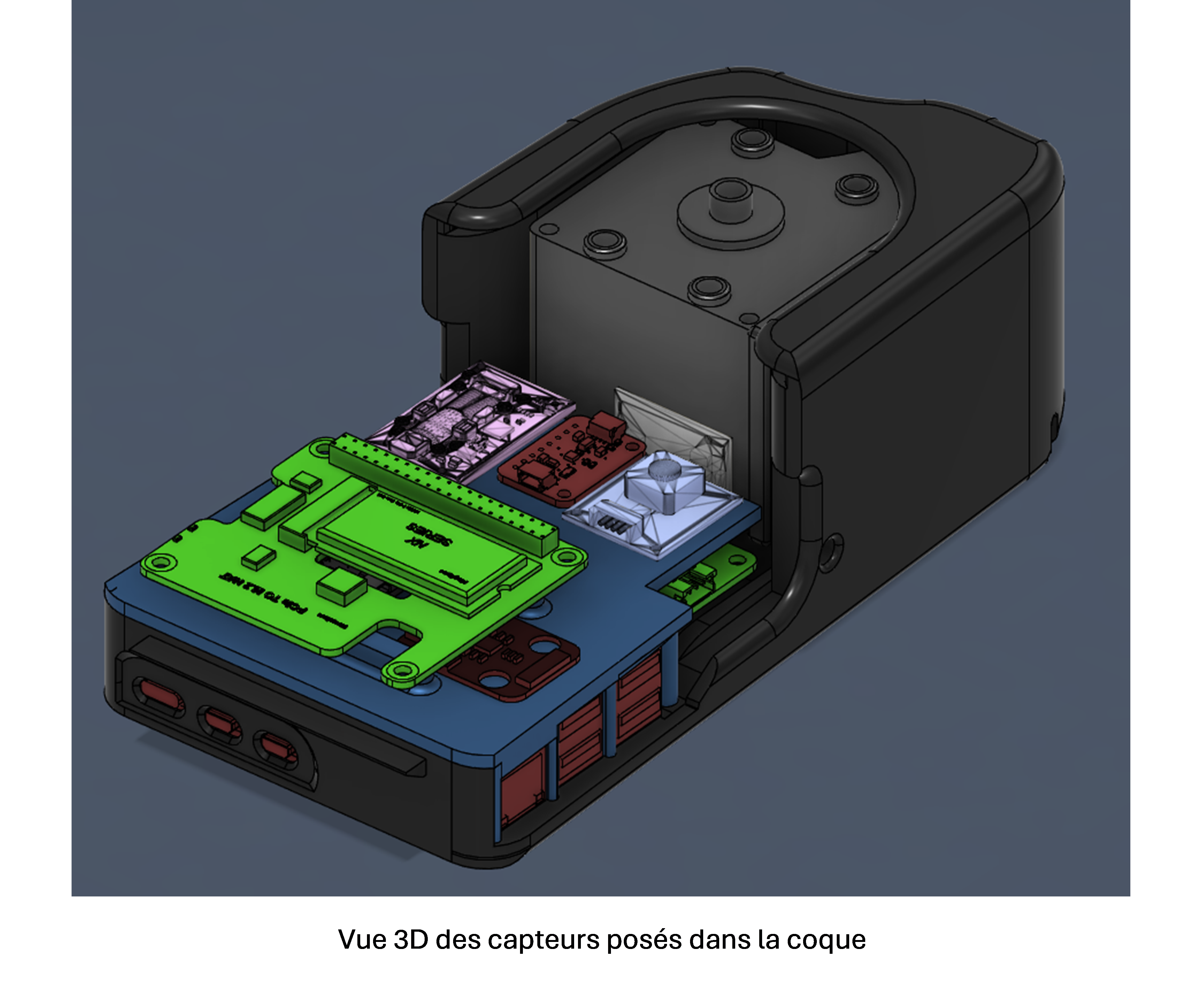 Vue 3D des capteurs