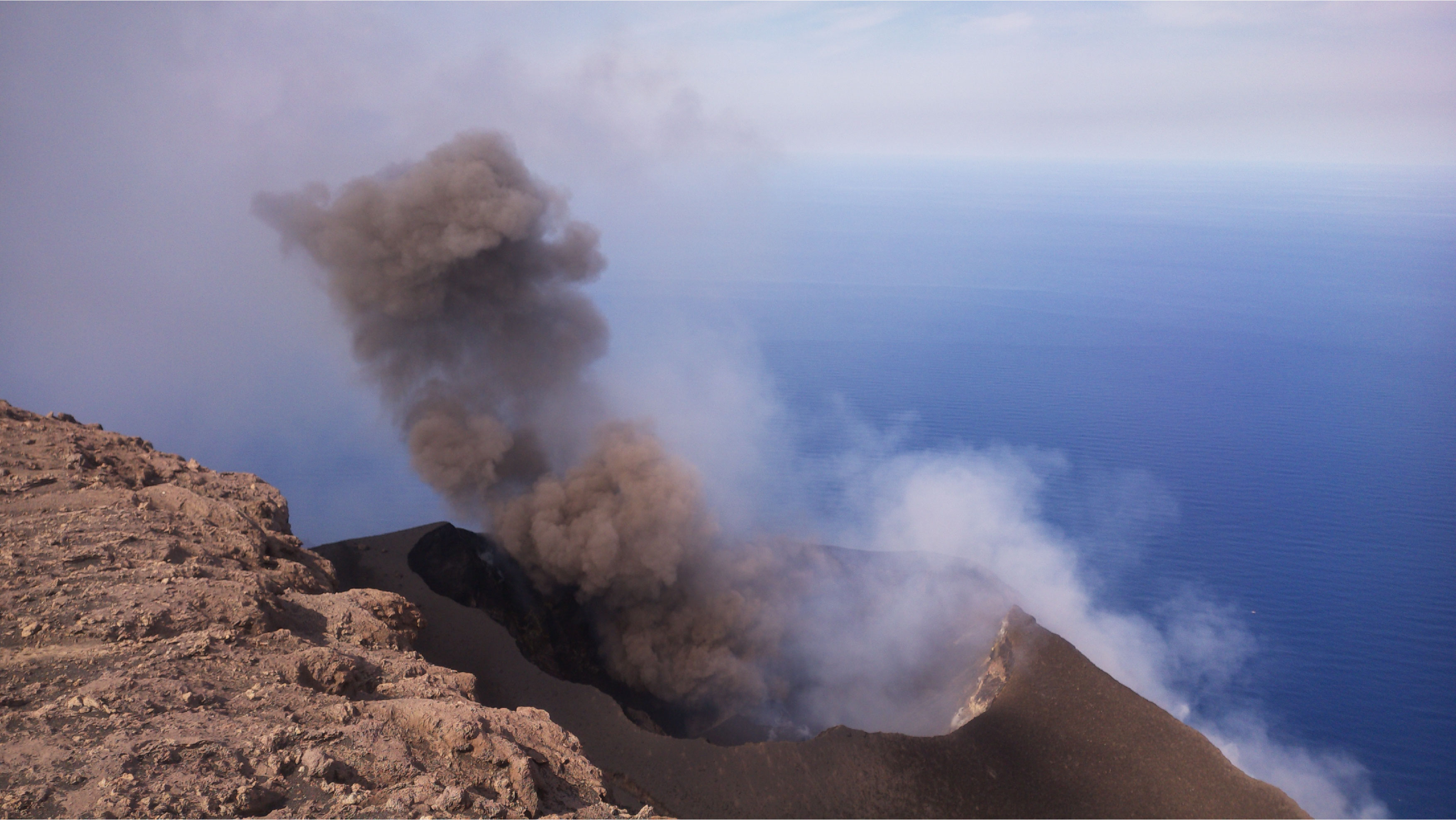 Eruption à Stromboli